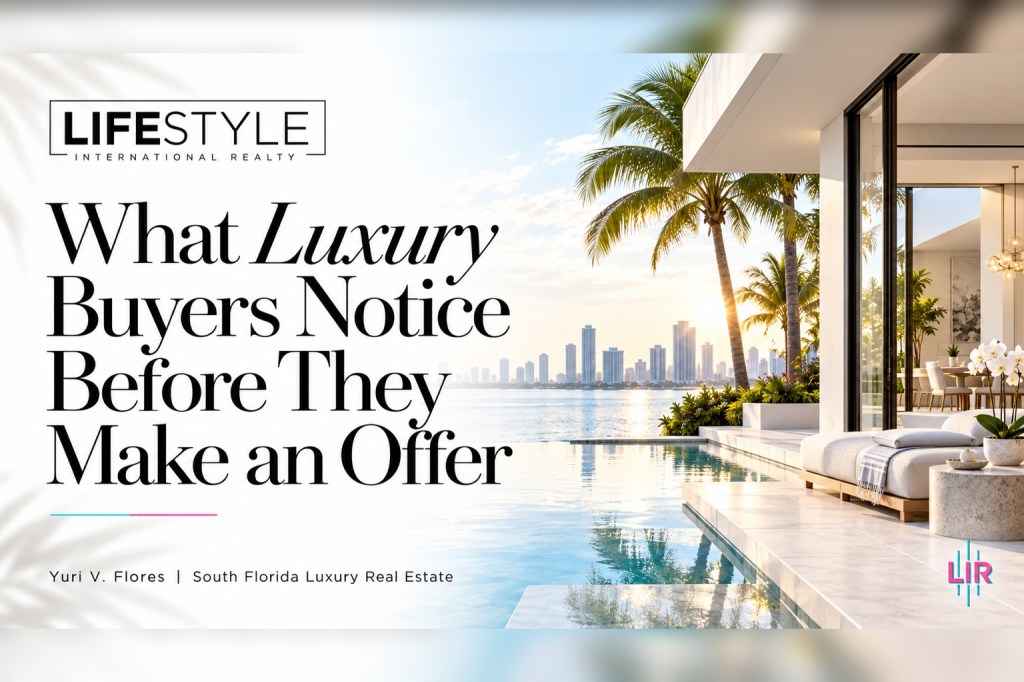 South Florida waterfront home featured in a guide about the details buyers notice before making an offer.